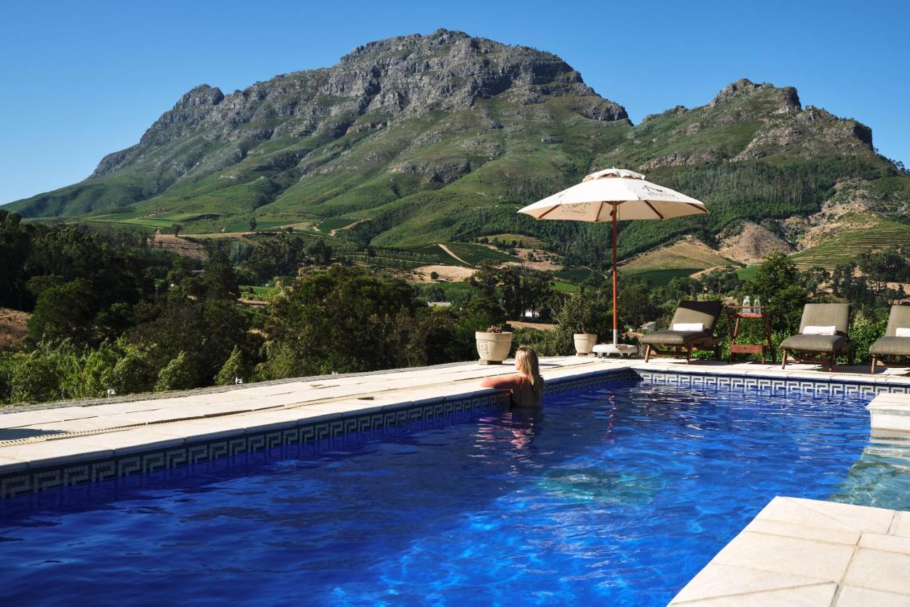 Alluvia Boutique Winery&Luxury Accommodation Stellenbosch Extérieur photo View of the Sierra de Aracena