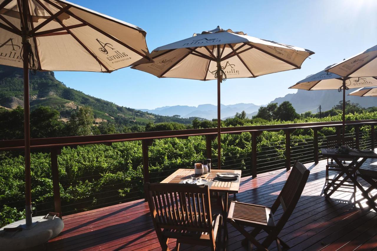 Alluvia Boutique Winery&Luxury Accommodation Stellenbosch Extérieur photo The restaurant at the Château de Chaumont